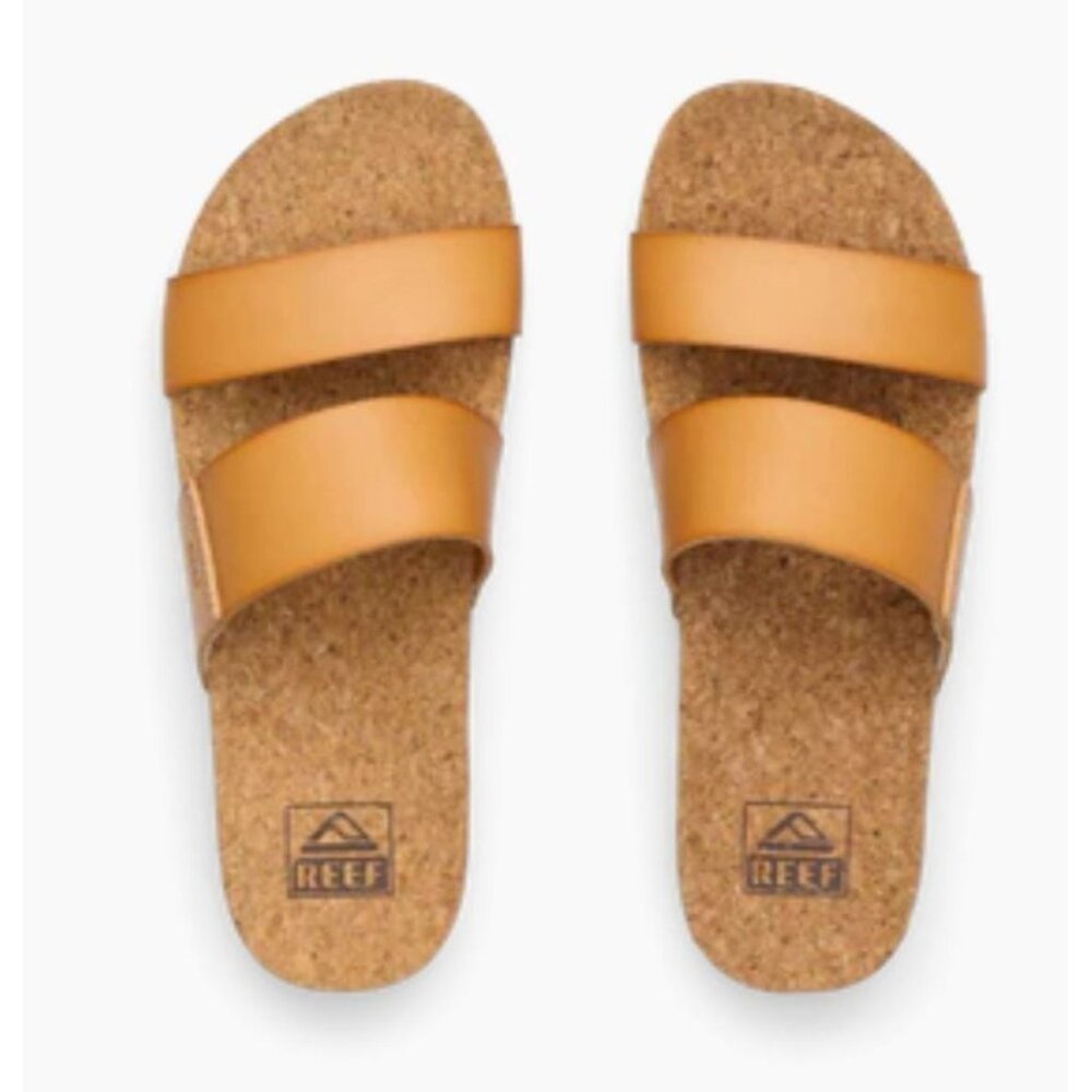 NWT Women's Reef Cushion Vista Hi Double Strap Slide Sandal Size 9